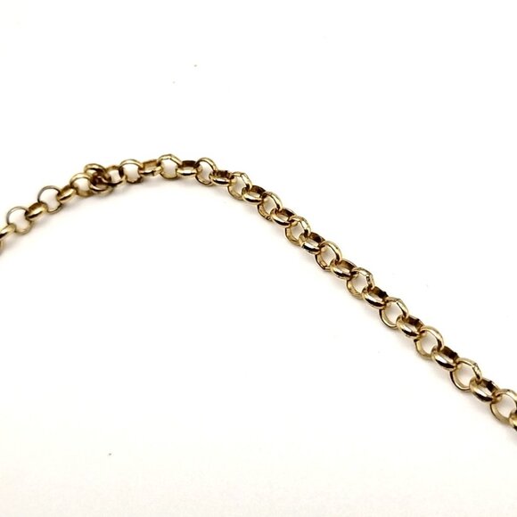 Black Faceted Resin Statement Bib Necklace Gold-tone Chain NWOT - Picture 9 of 14